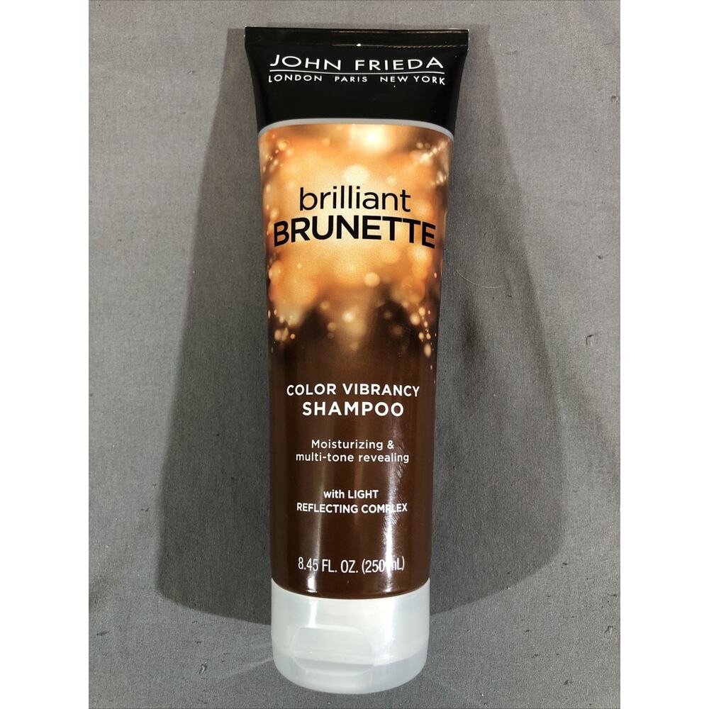 3 PACK ~ John Frieda BRILLIANT BRUNETTE Color Vibrancy Hair Shampoo 8.45oz
